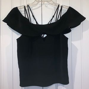 EXPRESS Strappy Cold Shoulder Top